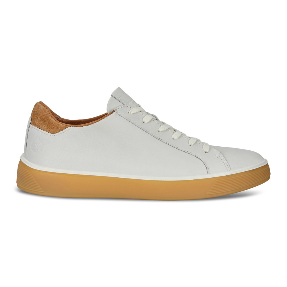 ECCO Mens Sneakers White - Street Tray - AJD-510783